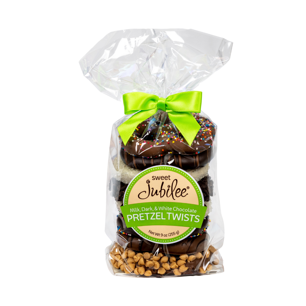 Spring Pretzel Stack Gift Bag