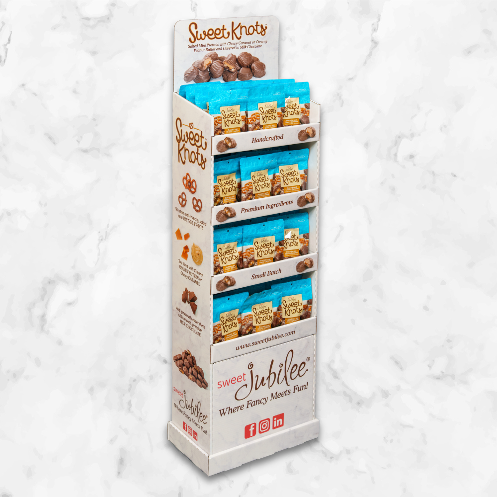 Caramel Sweet Knots Display Shipper (4.5 oz)