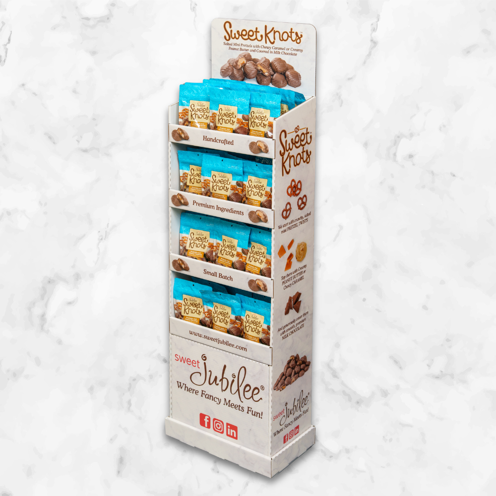 Caramel Sweet Knots Display Shipper (4.5 oz)