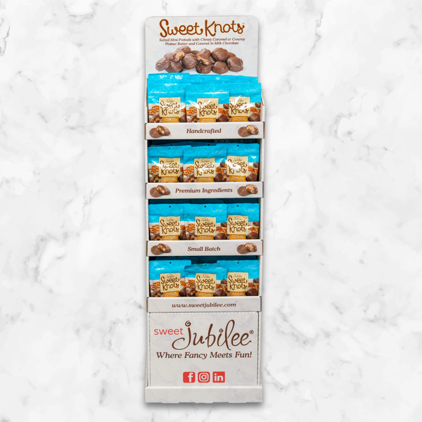 Caramel Sweet Knots Display Shipper (4.5 oz)