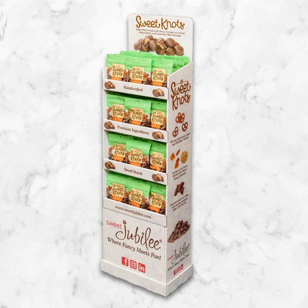 Peanut Butter Sweet Knots Display Shipper (4.5 oz)