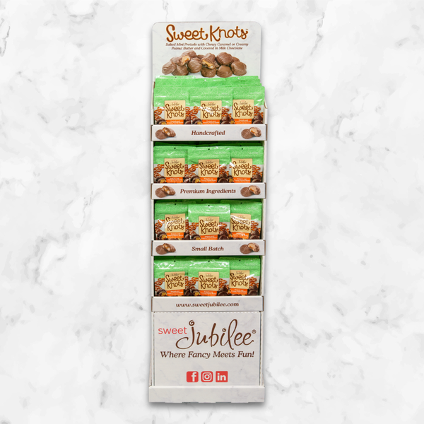 Peanut Butter Sweet Knots Display Shipper (4.5 oz)