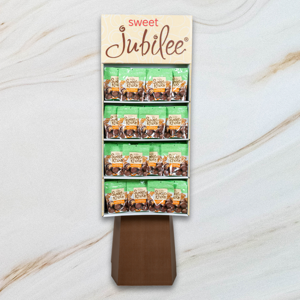 Peanut Butter Sweet Knots Display Shipper (4.5 oz)