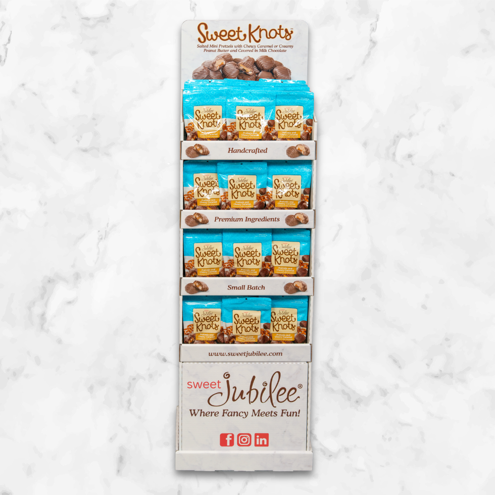 Caramel Sweet Knots Display Shipper (6.5 oz)