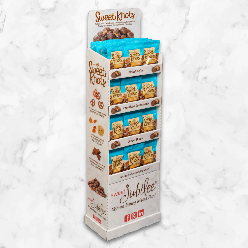 Caramel Sweet Knots Display Shipper (6.5 oz)