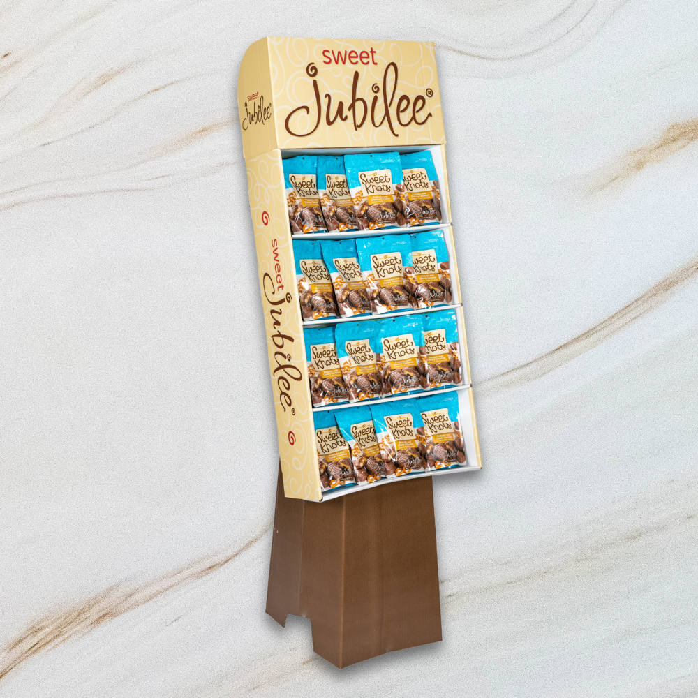 Caramel Sweet Knots Display Shipper (6.5 oz)