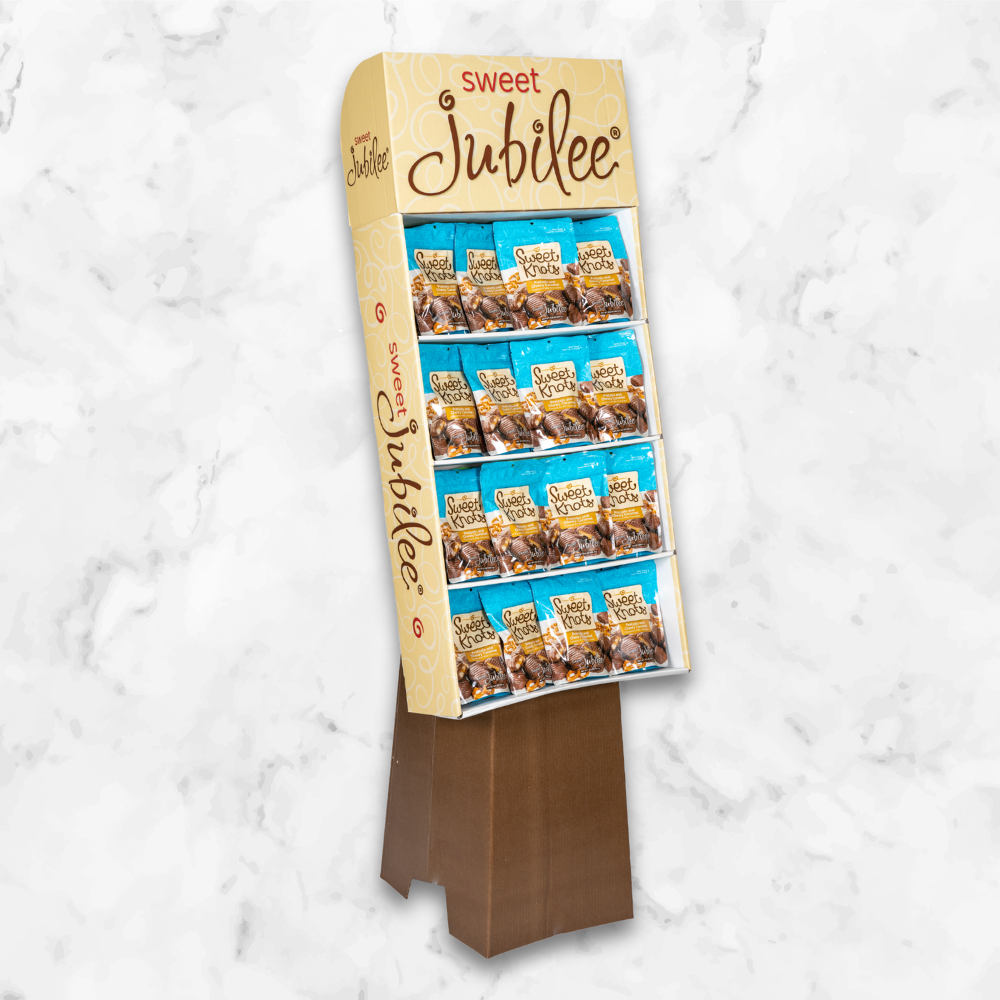 Caramel Sweet Knots Display Shipper (6.5 oz)