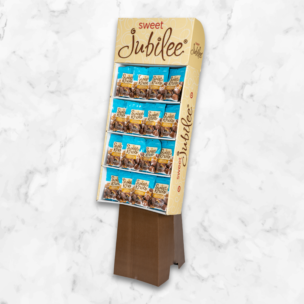 Caramel Sweet Knots Display Shipper (6.5 oz)