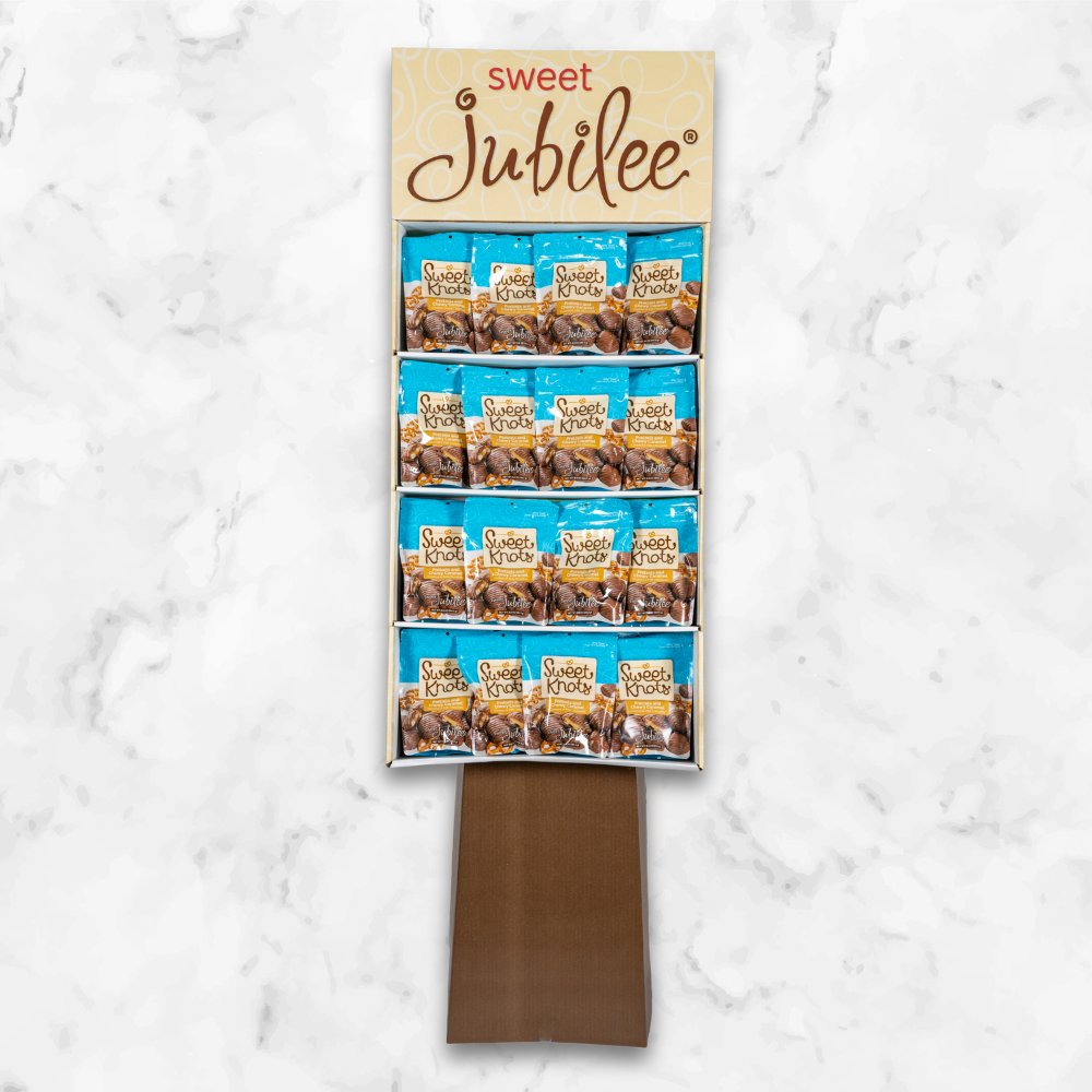 Caramel Sweet Knots Display Shipper (6.5 oz)