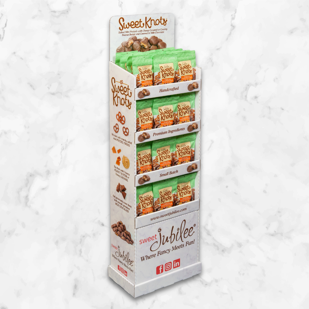 Peanut Butter Sweet Knots Displayer Shipper (6.5 oz)