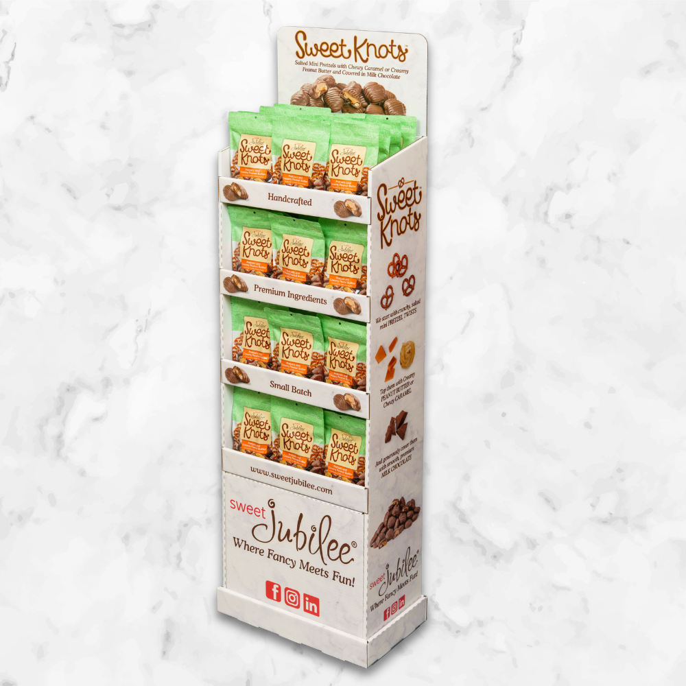 Peanut Butter Sweet Knots Displayer Shipper (6.5 oz)