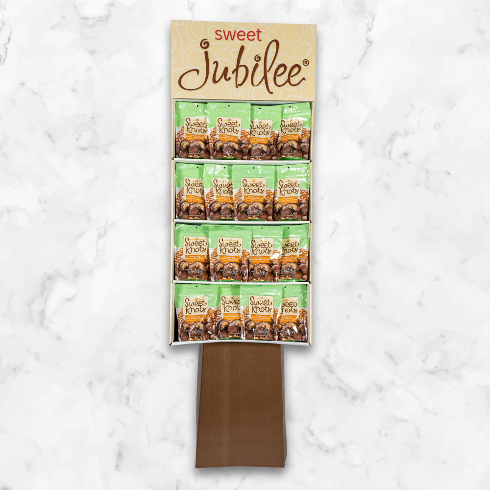 Peanut Butter Sweet Knots Display Shipper (6.5 oz)