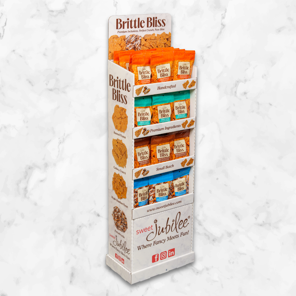 Assorted Brittle Bliss Display Shipper