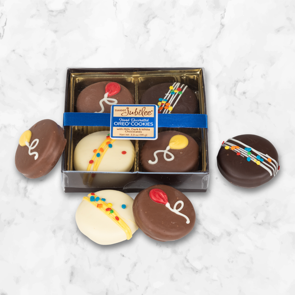 Celebration Chocolate Covered Oreo Cookie Box