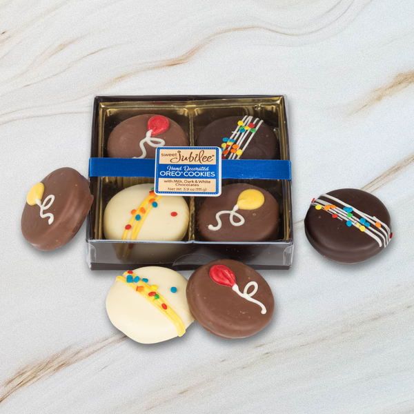 Celebration Chocolate Covered Oreo Cookie Box