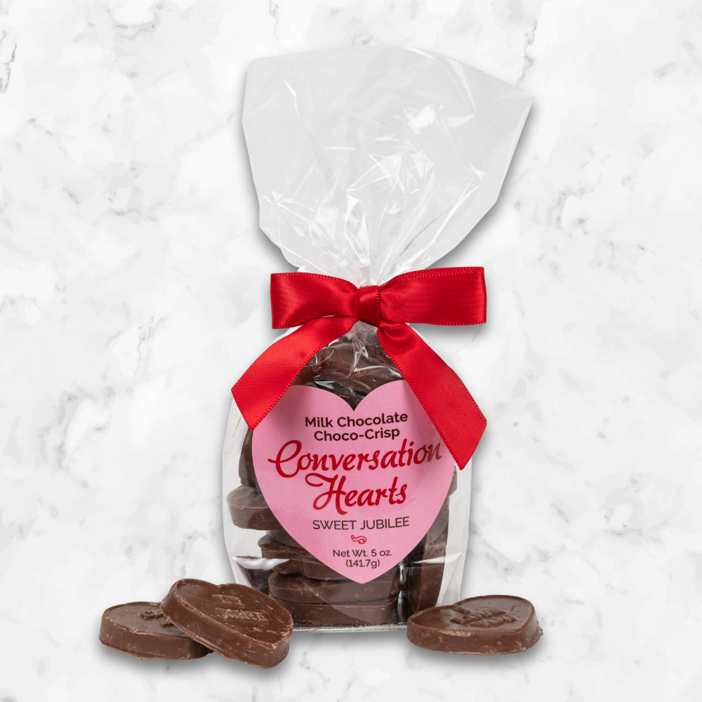 Choco-Crisp Conversation Hearts