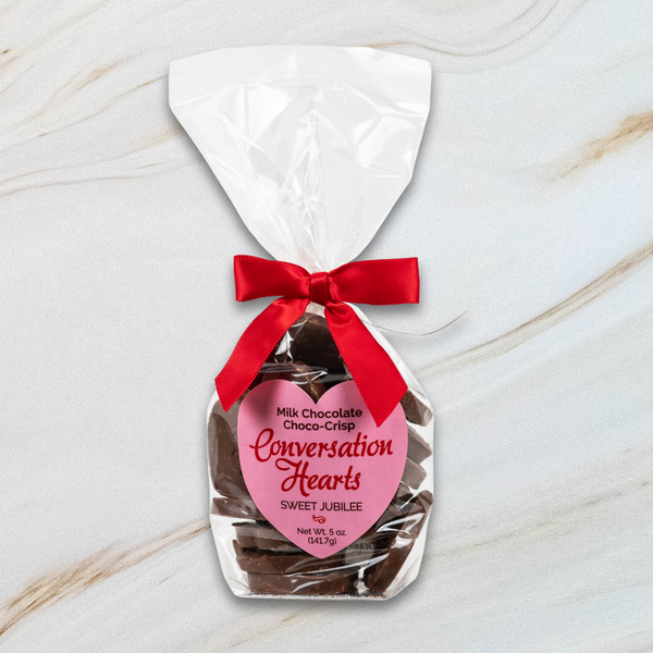 Choco-Crisp Conversation Hearts