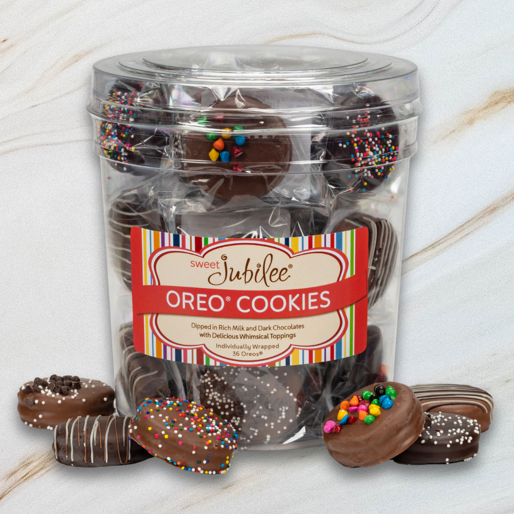 Chocolate Covered Oreo Cookies Tub