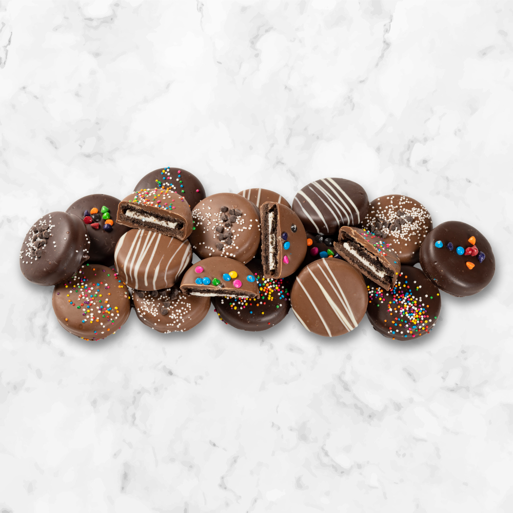 Chocolate Covered Oreo Cookies Tub