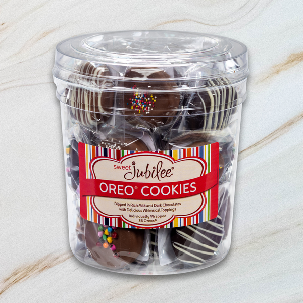 Chocolate Covered Oreo Cookies Tub