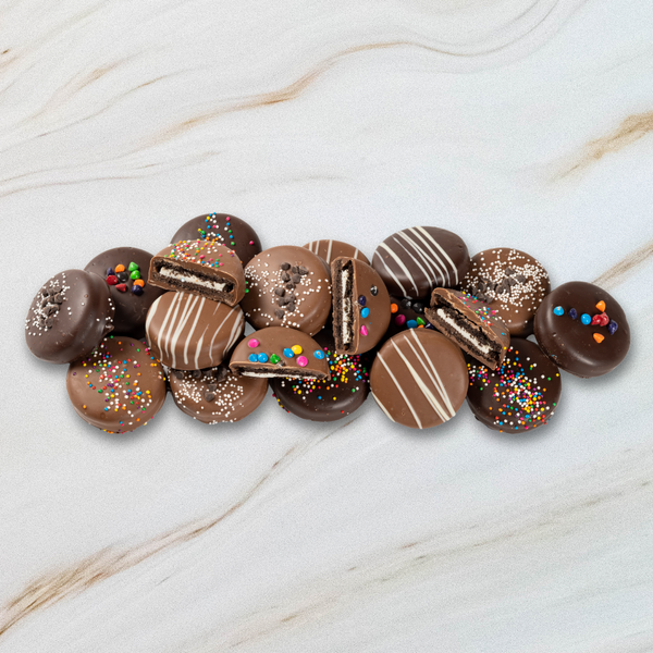Chocolate Covered Oreo Cookies Tub