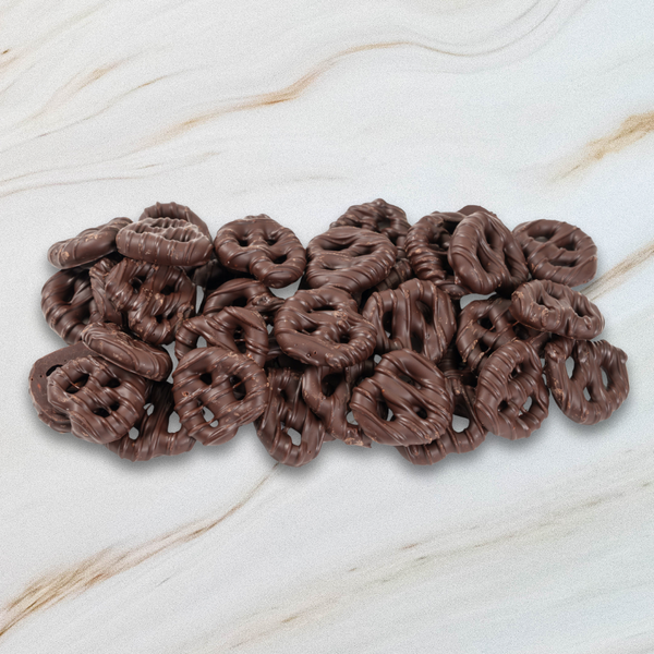 Dark Chocolate Covered Mini Pretzel Twists