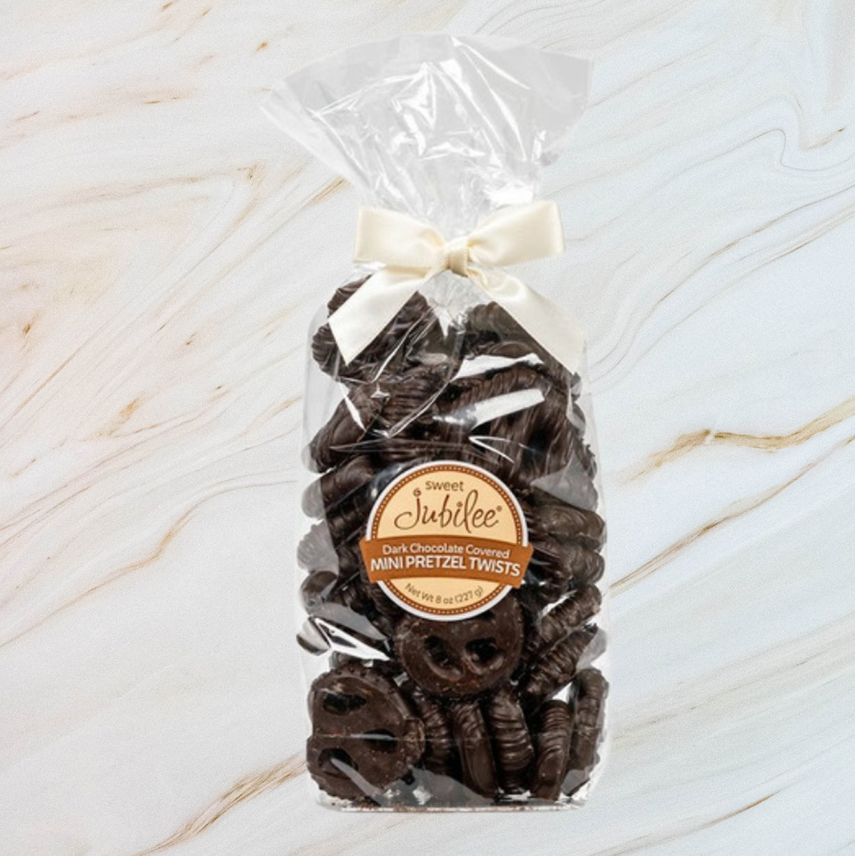 Dark Chocolate-Covered Mini Pretzel Twists