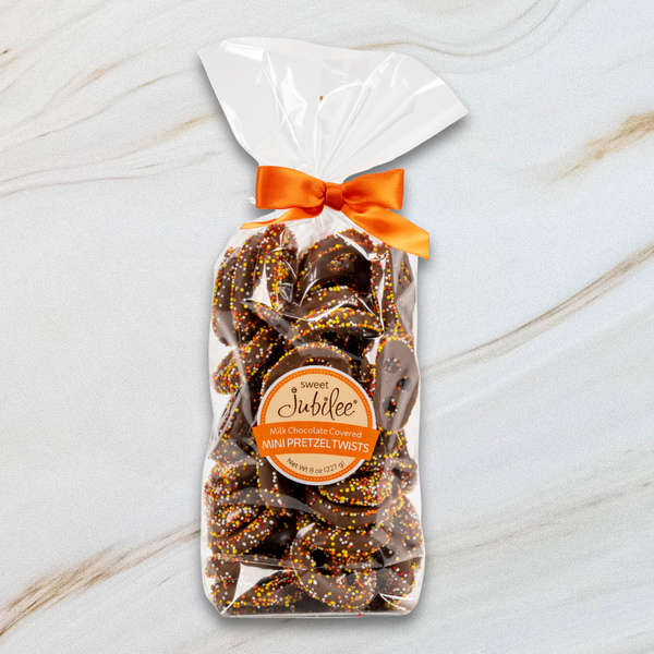 Fall Milk Chocolate Covered Mini Pretzel Twists