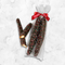 Holiday Dark Chocolate Covered Caramel Pretzel Rods