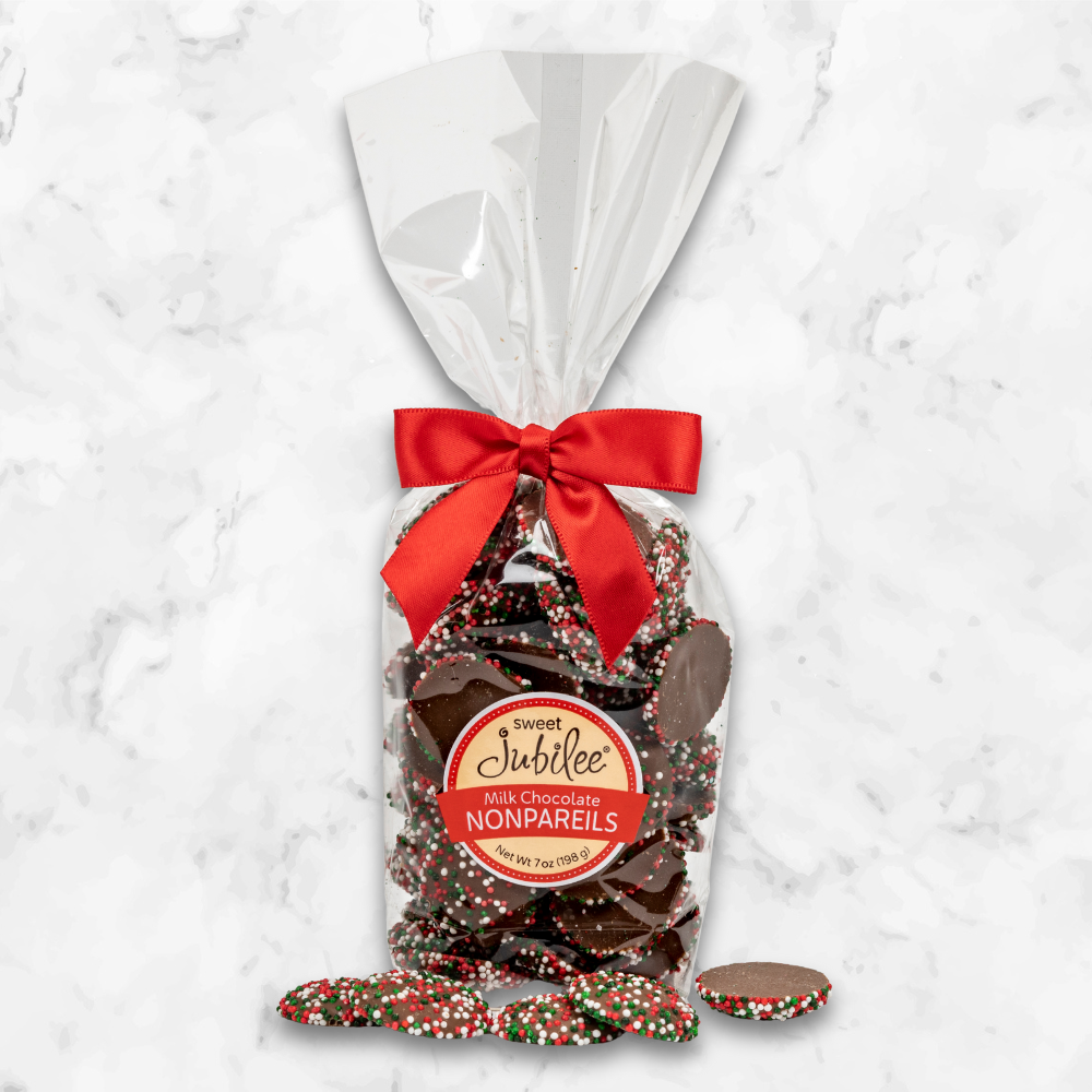 Holiday Milk Chocolate Nonpareils