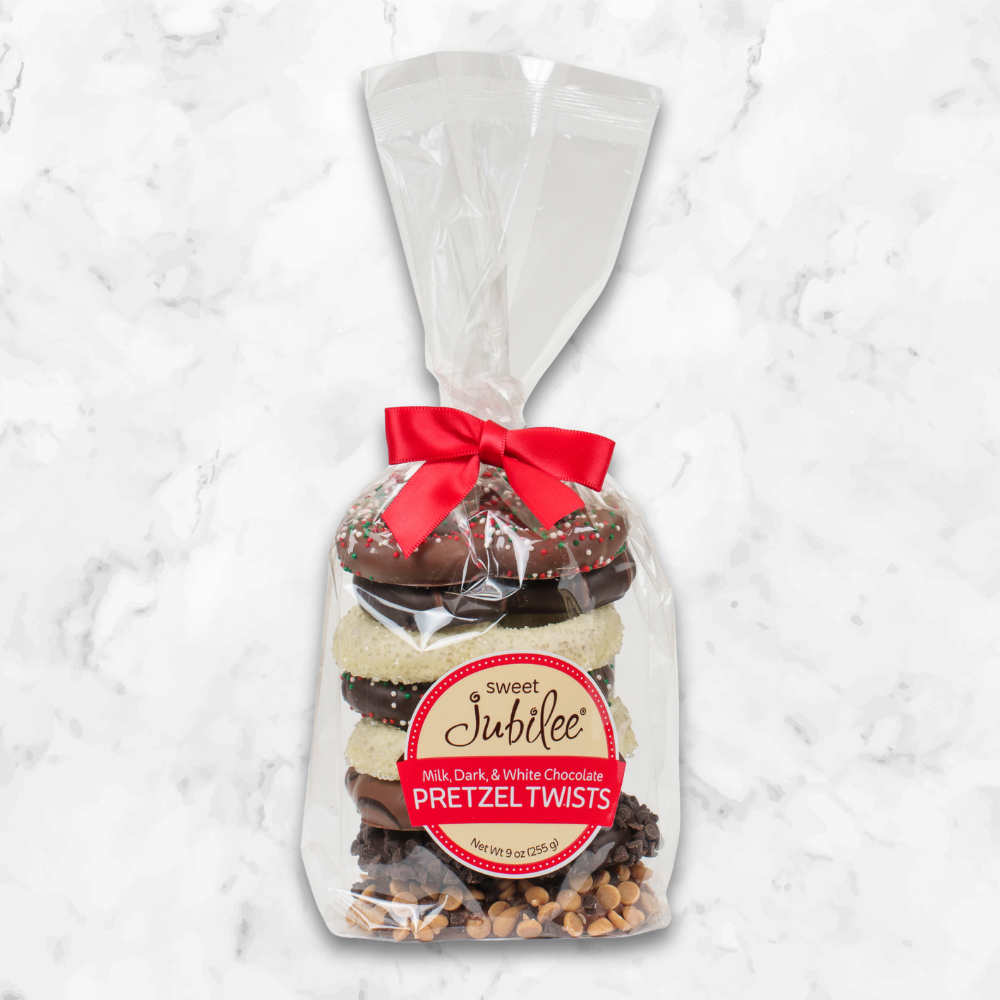 Holiday Pretzel Stack