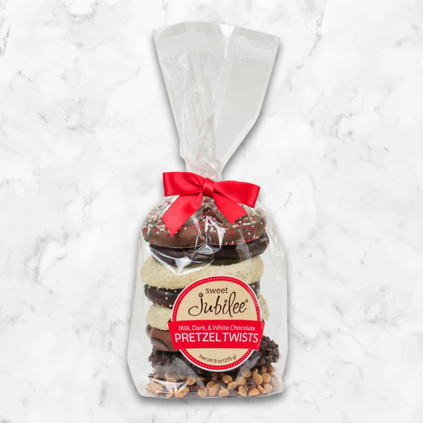 Holiday Pretzel Stack