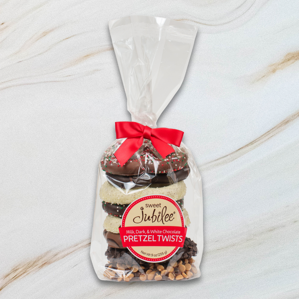 Holiday Pretzel Stack