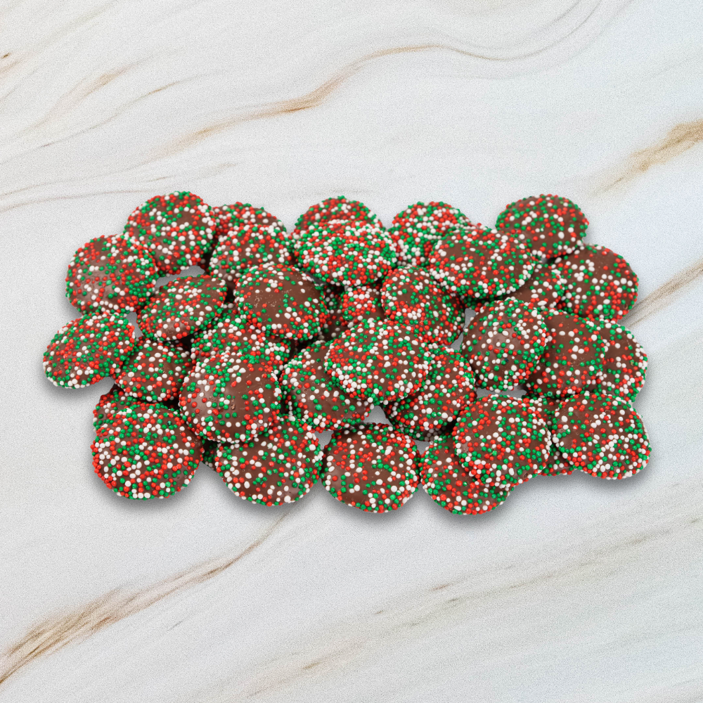 Holiday Milk Chocolate Nonpareils – Sweet Jubilee
