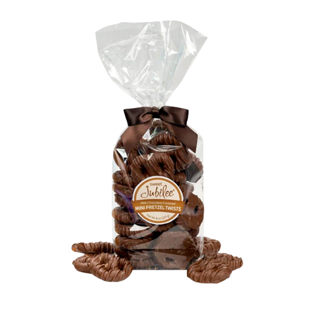 Milk Chocolate - Covered Mini Pretzel Twists