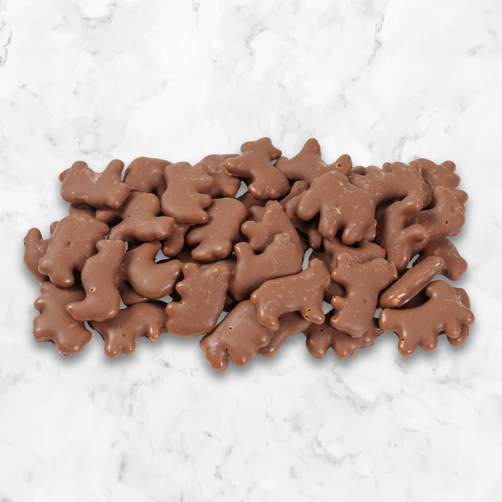 Milk Chocolate Covered Animal Crackers