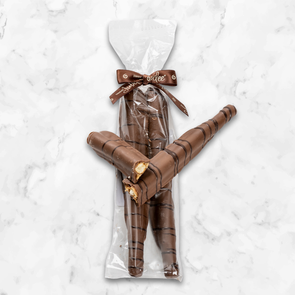 Milk Chocolate Covered Caramel Pretzel Rods
