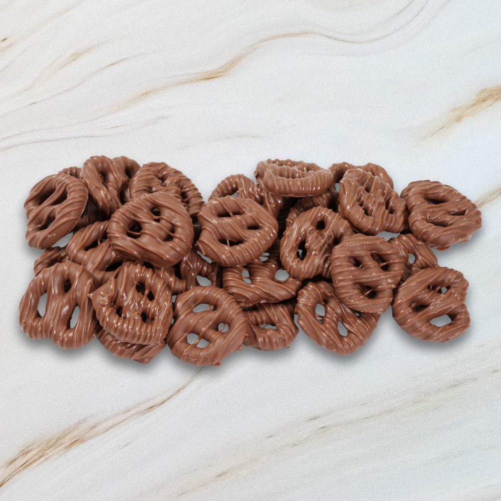 Milk Chocolate Covered Mini Pretzel Twists