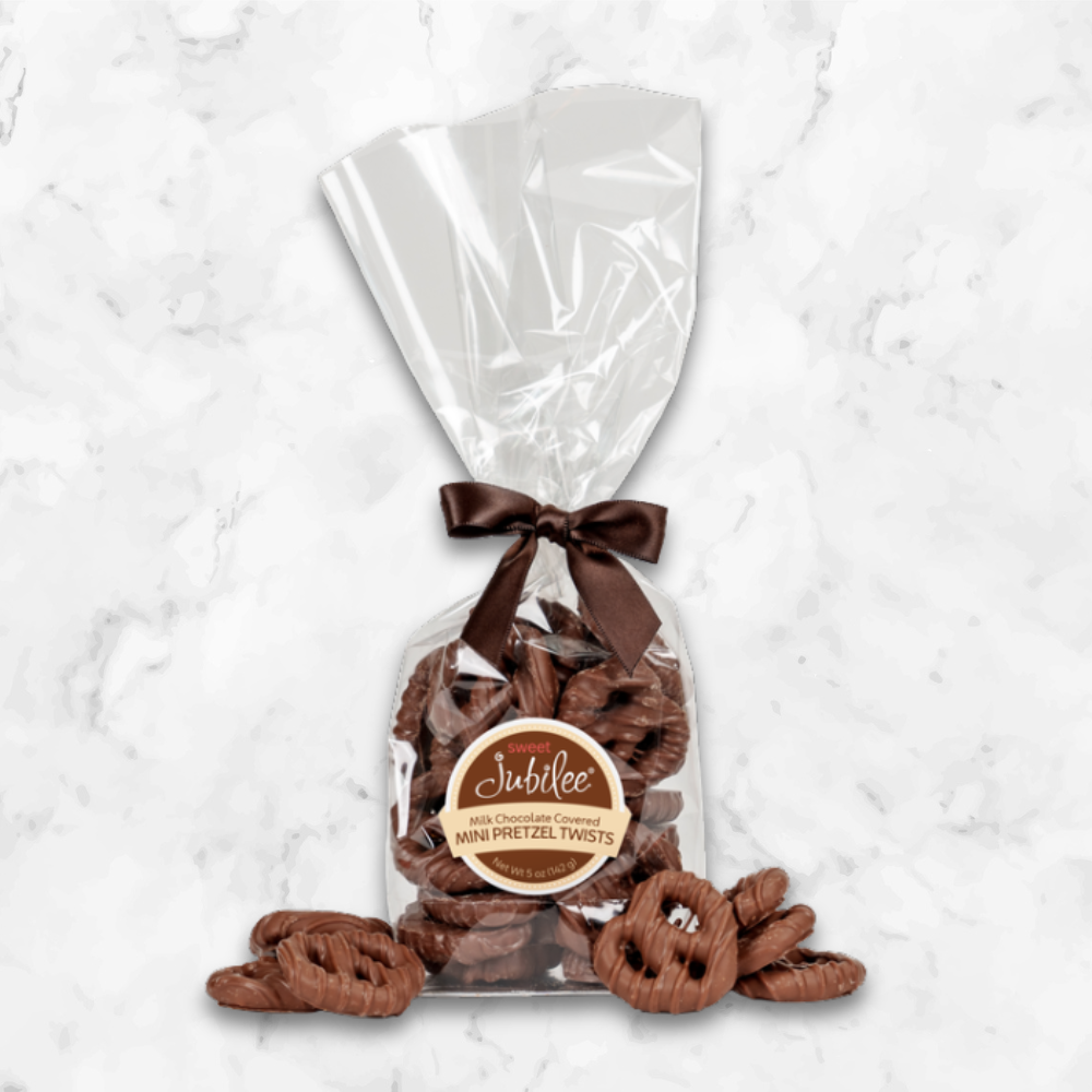 Milk Chocolate Covered Mini Pretzel Twists