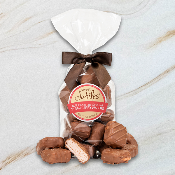 Milk Chocolate Covered Strawberry Wafer Cookies