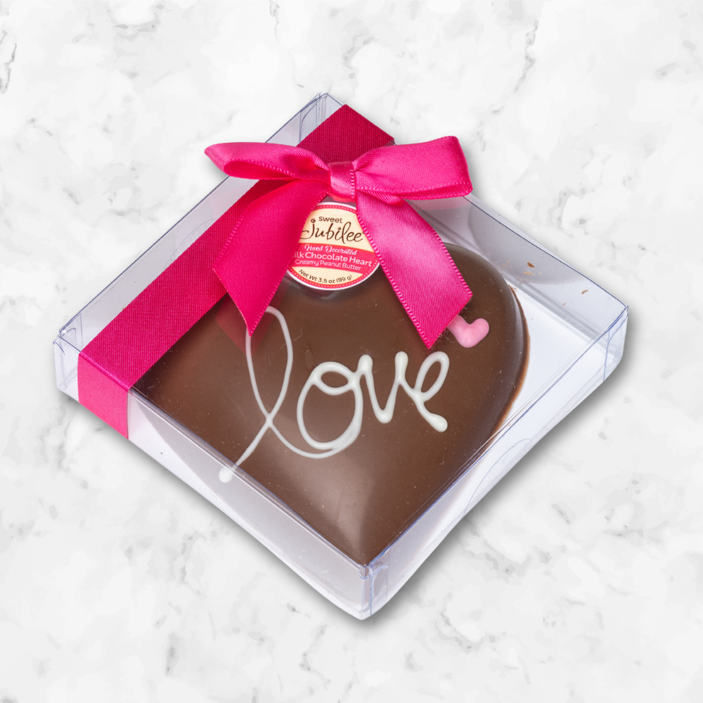 Peanut Butter Filled Milk Chocolate Heart