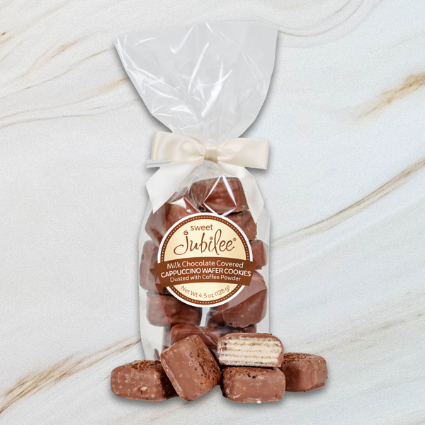 Milk Chocolate Covered Cappuccino Wafer Cookies