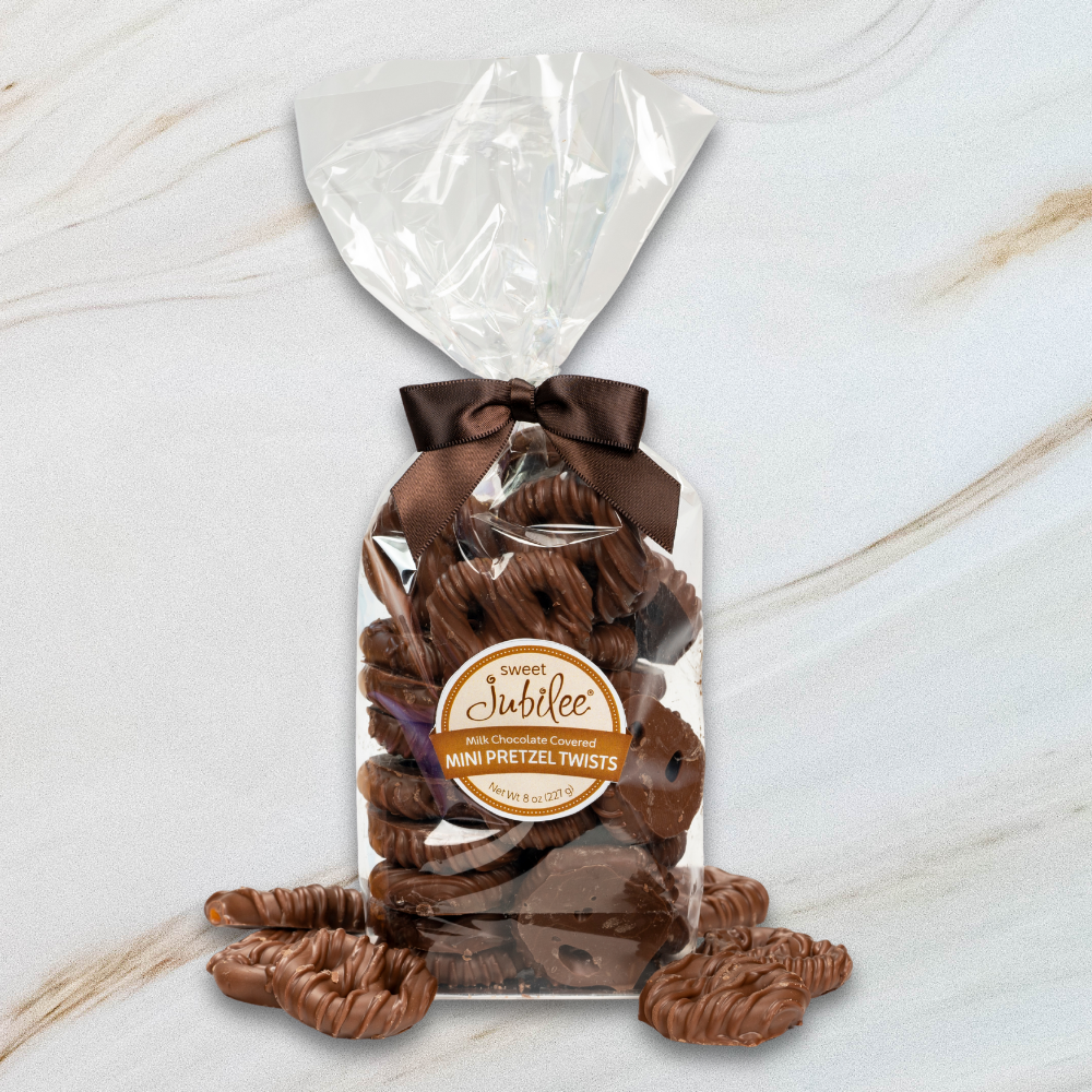 Milk Chocolate Covered Mini Pretzel Twists