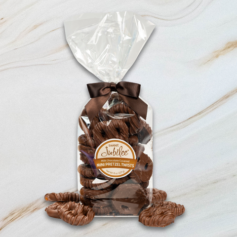 Milk Chocolate Covered Mini Pretzel Twists