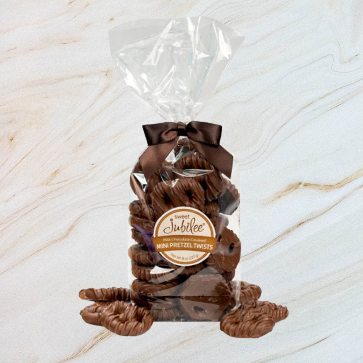 Milk Chocolate-Covered Mini Pretzel Twists