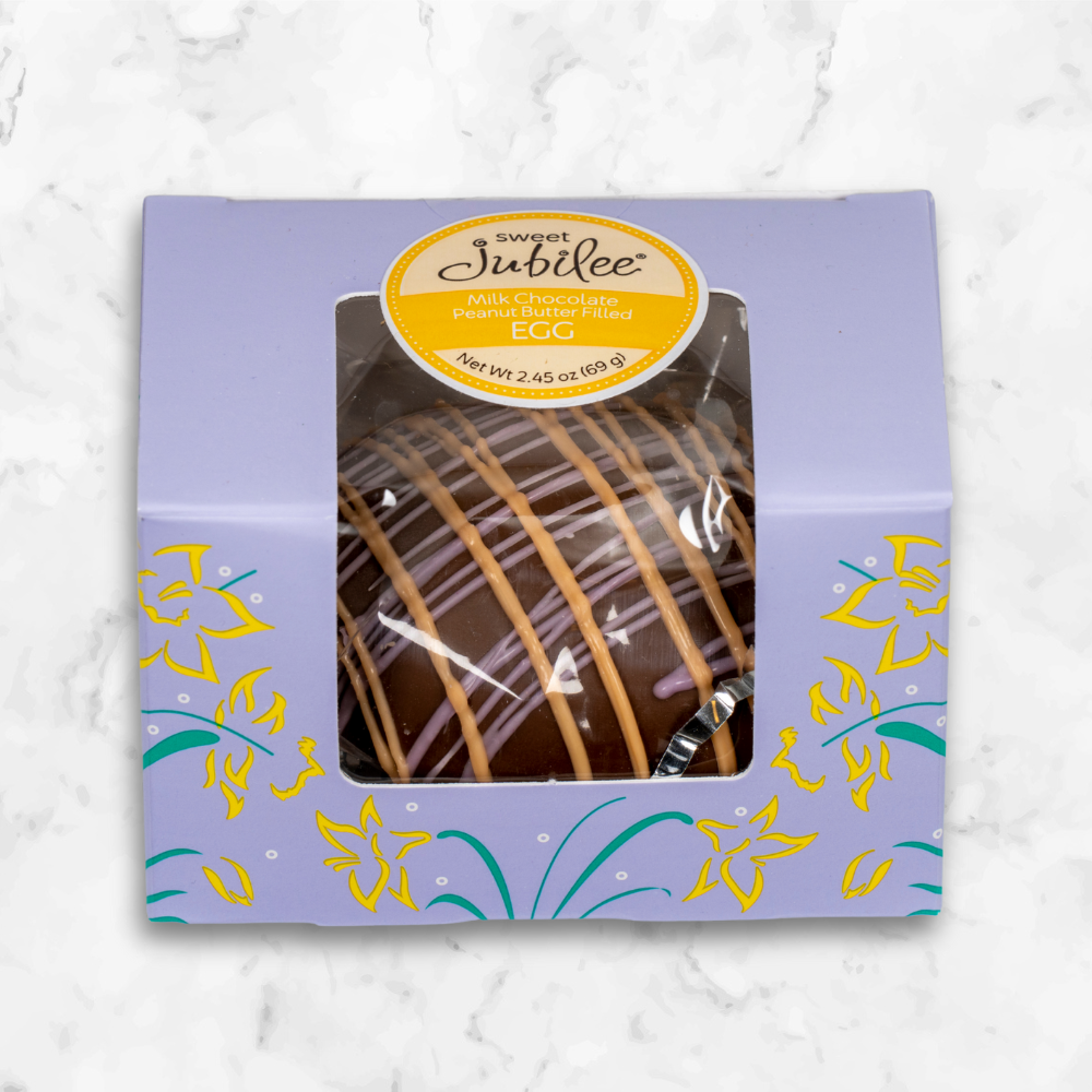 Peanut Butter Filled Easter Egg