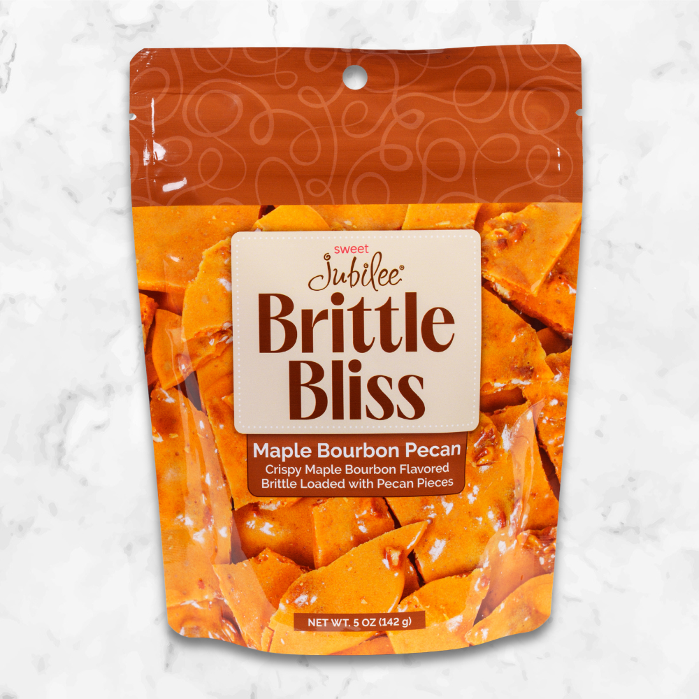 Maple Bourbon Pecan Brittle Bliss