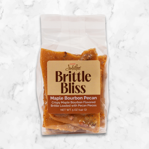 Maple Bourbon Pecan Brittle Bliss