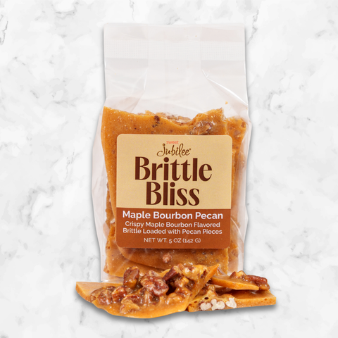 Maple Bourbon Pecan Brittle Bliss
