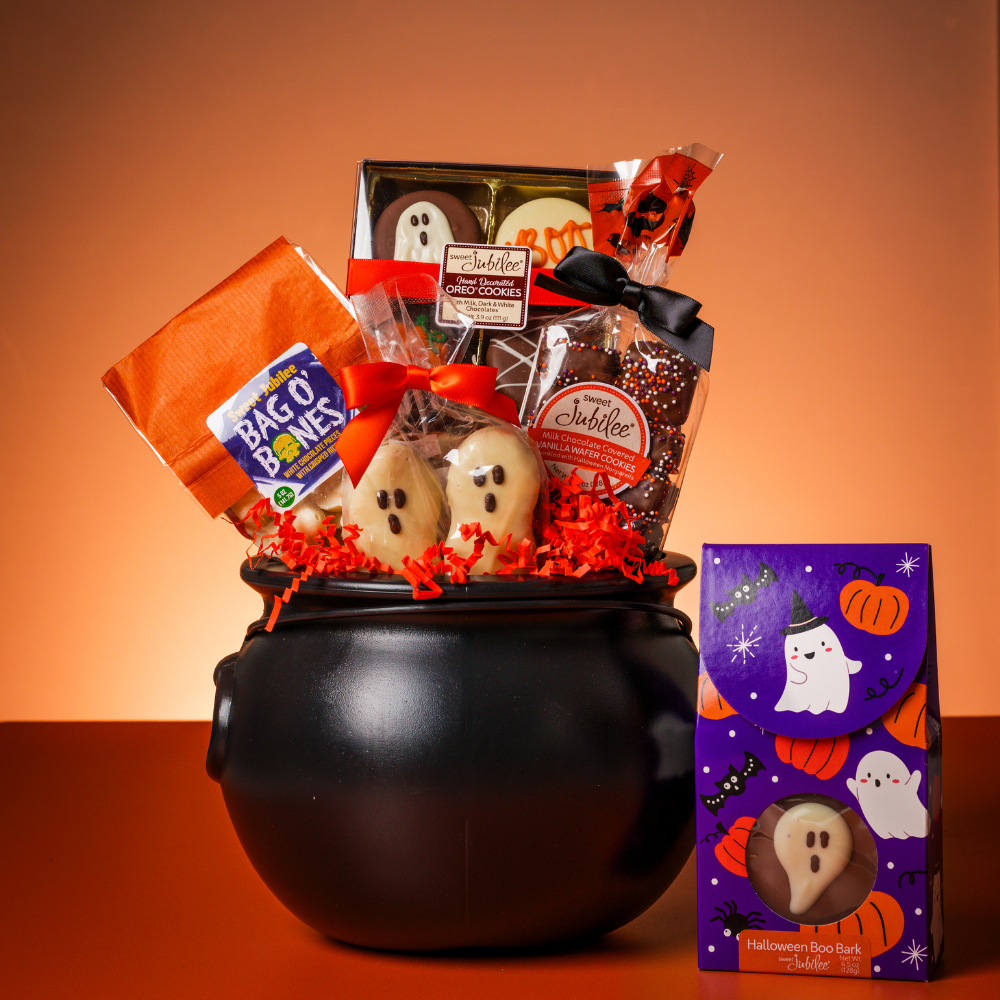 Gourmet Halloween Chocolate Gift Cauldron